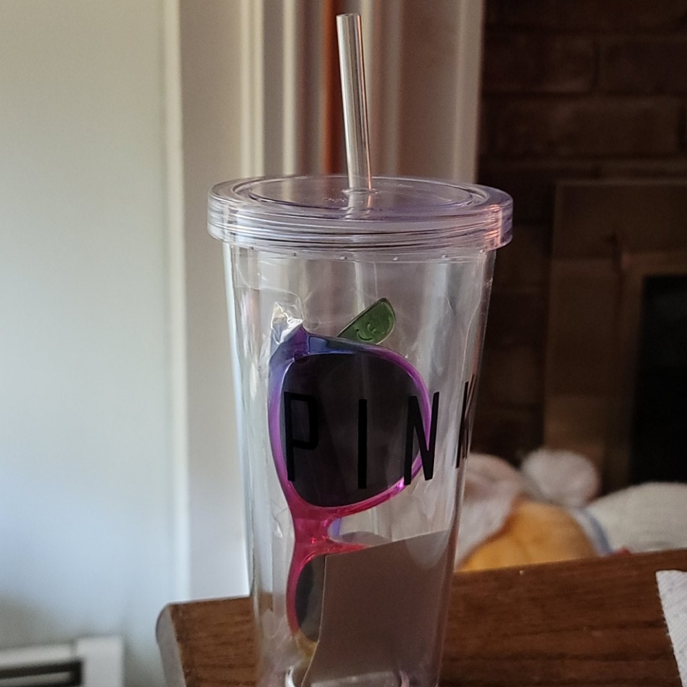 VS Pink Cup with Sunglasses